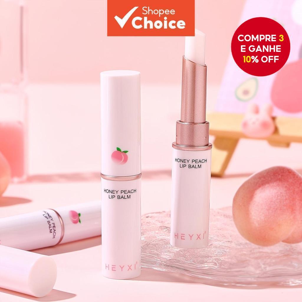 Heyxixi Honey Bálsamo Hidratante Para Os Lábios De Pêssego