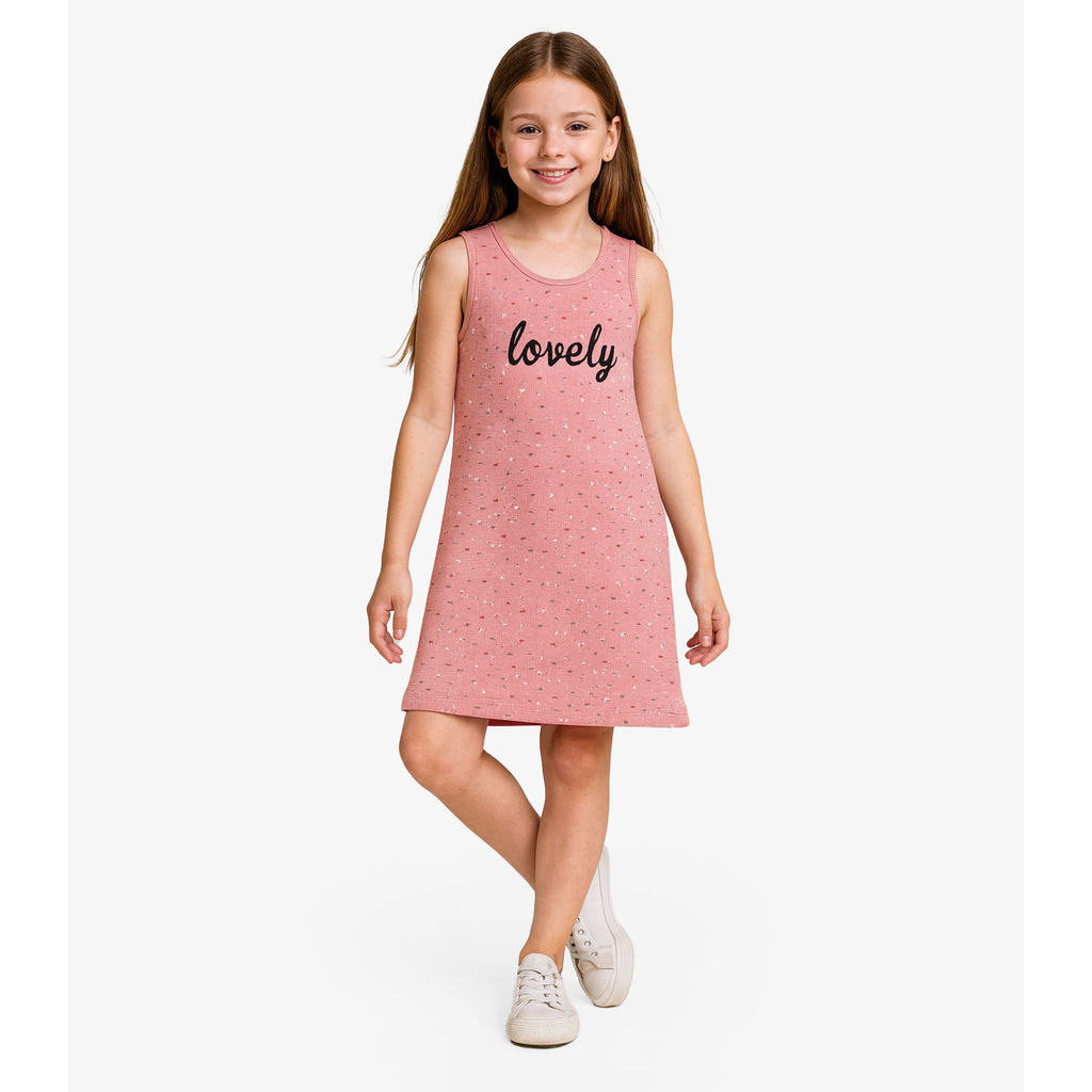 Vestido Menina Infantil Select Rosa