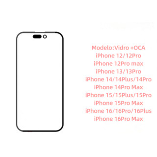 Vidro Tela Sem Touch De IPhone12/IPhone13/IPhone14(Vidro+OCA+ARO) em Oferta na Shopee
