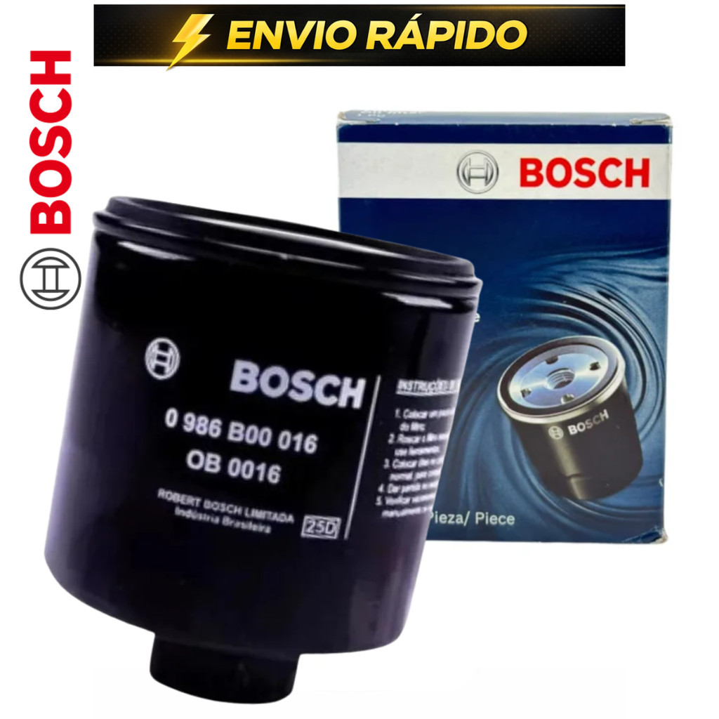Filtro De Óleo GOL G4 G5 FOX POLO GOLF BOSCH OB0016 em Oferta na Shopee