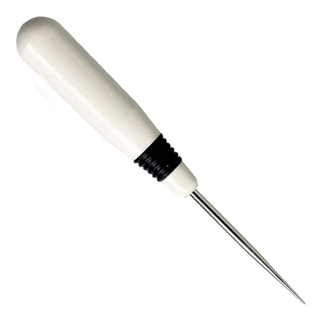 Furador Agulhao Manual Cabo Plastico Cartonagem Patchwork Artesanato