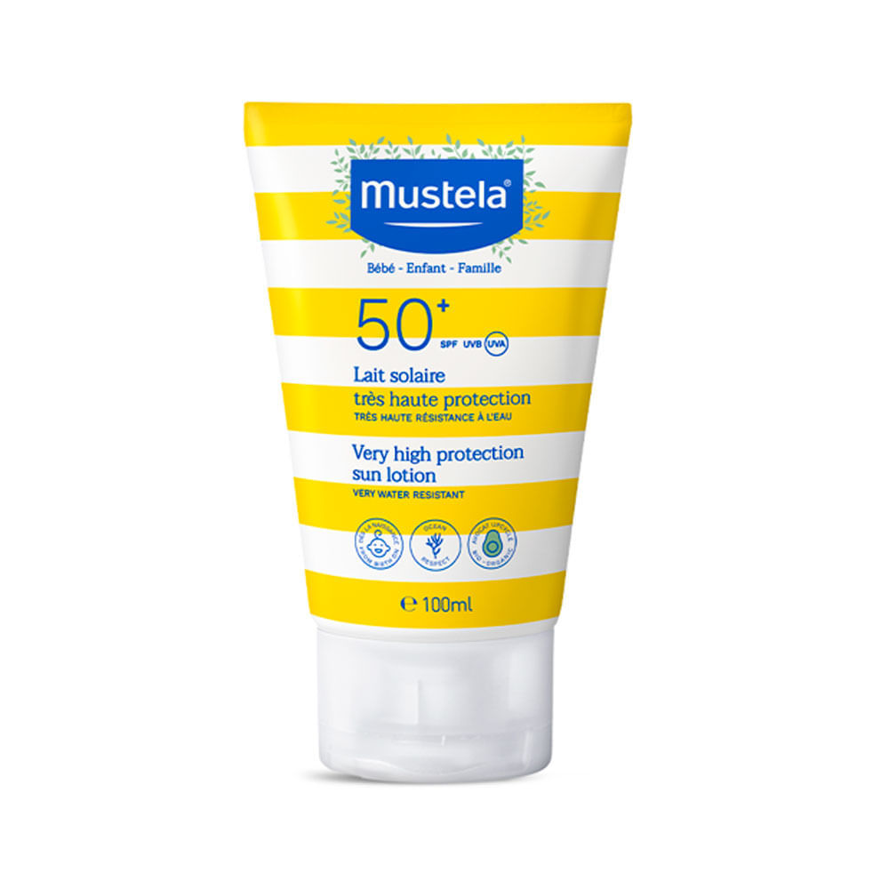Mustela Protetor Solar FPS 50+ Infantil e Adulto 100ml em Oferta na Shopee