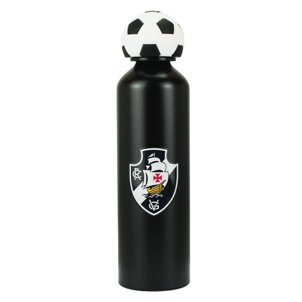 Garrafa Alumínio Tampa Bola 750ml - Vasco