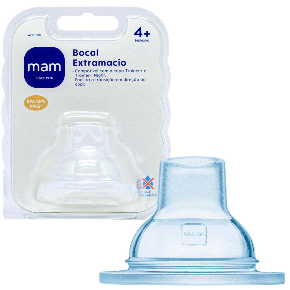 Bico Bocal para Copo de Transição MAM +4 Meses – 1 Unidade