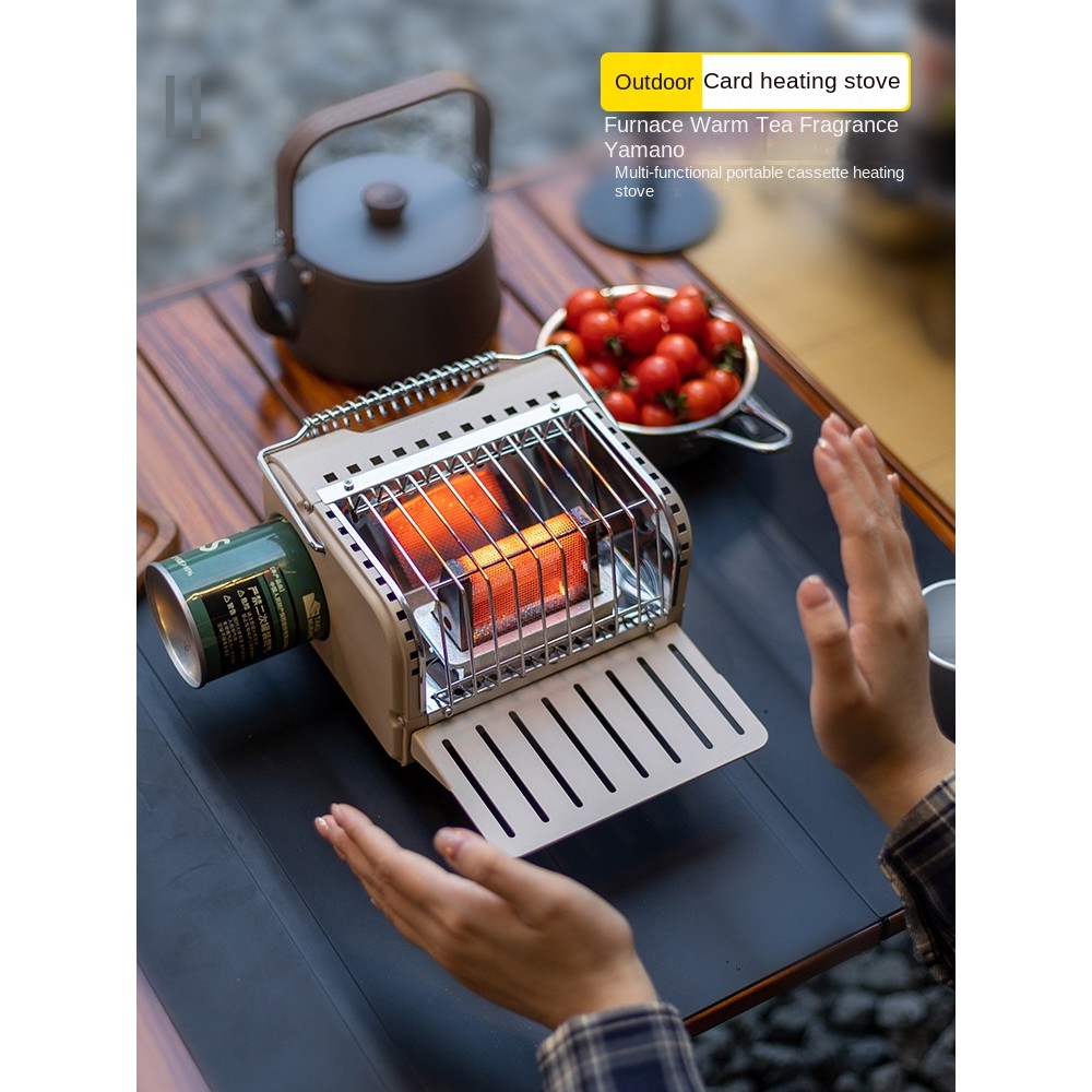 Fogão de aquecimento portátil externo Mini cassete 1200W Fogão interno para grelhar sem fumaça