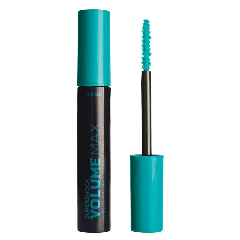 Máscara de Cílios Avon Supershock Volume Max Preto 10ml em Oferta na Shopee