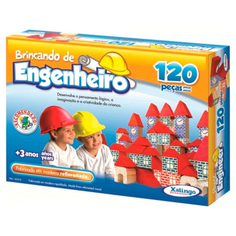 Brincando de Engenheiro 120 Peças - Xalingo em Oferta na Shopee