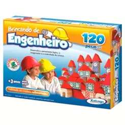 Brincando de Engenheiro 120 Peças - Xalingo