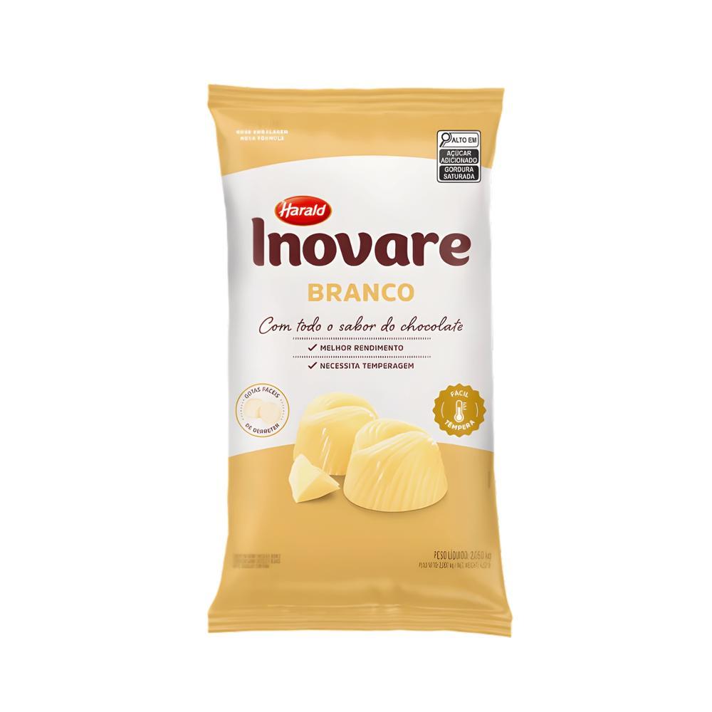 Chocolate Inovare Branco Gotas 2,05kg Harald em Oferta na Shopee