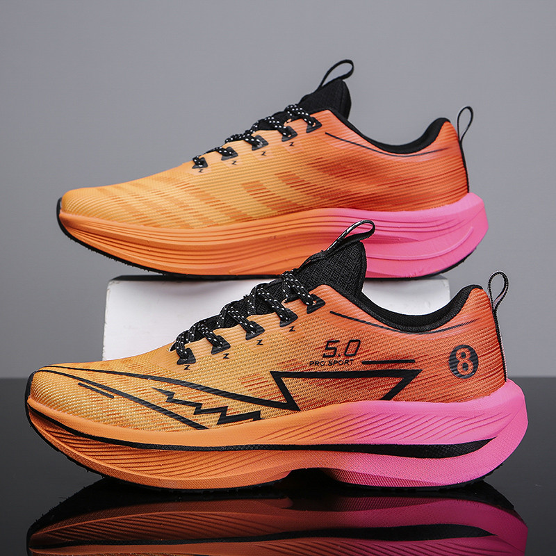 Tênis Esportivos Profissionais Masculinos com Placa de Carbono, Leves, para Corrida e Treinamento