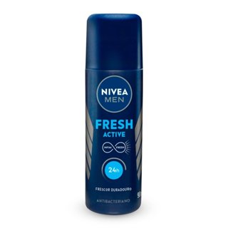 Desodorante Nivea Men Spray Fresh Active 90ml em Oferta na Shopee