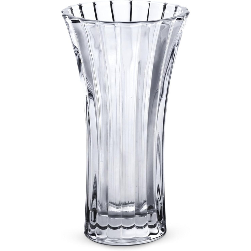 Vaso Decorativo De Vidro Cristal Glass Redondo Diamond