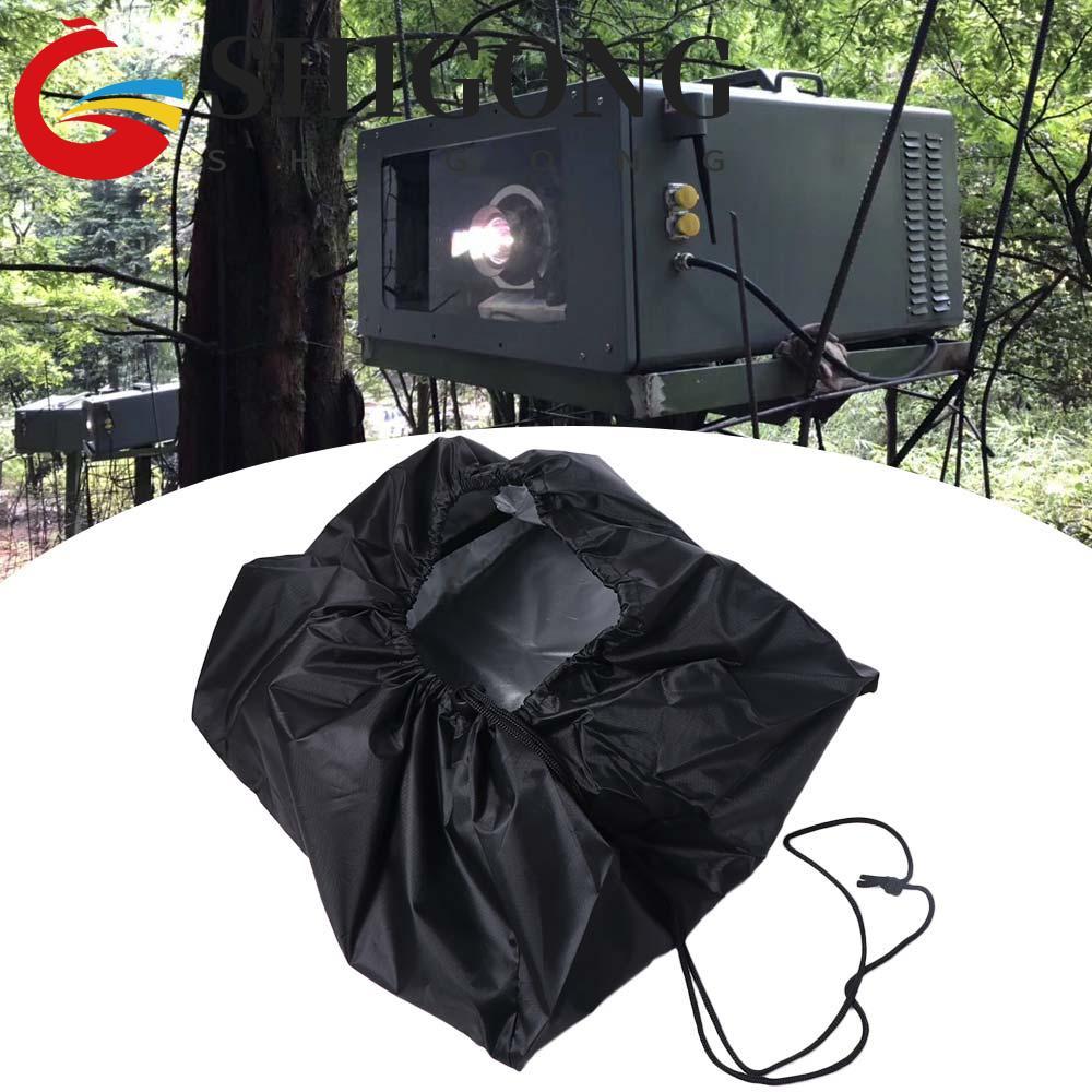 Capa Para Projetor SHIGONG , À Prova De Poeira De Tecido Oxford Montado No Teto , Bolsa De Armazenamento Preta