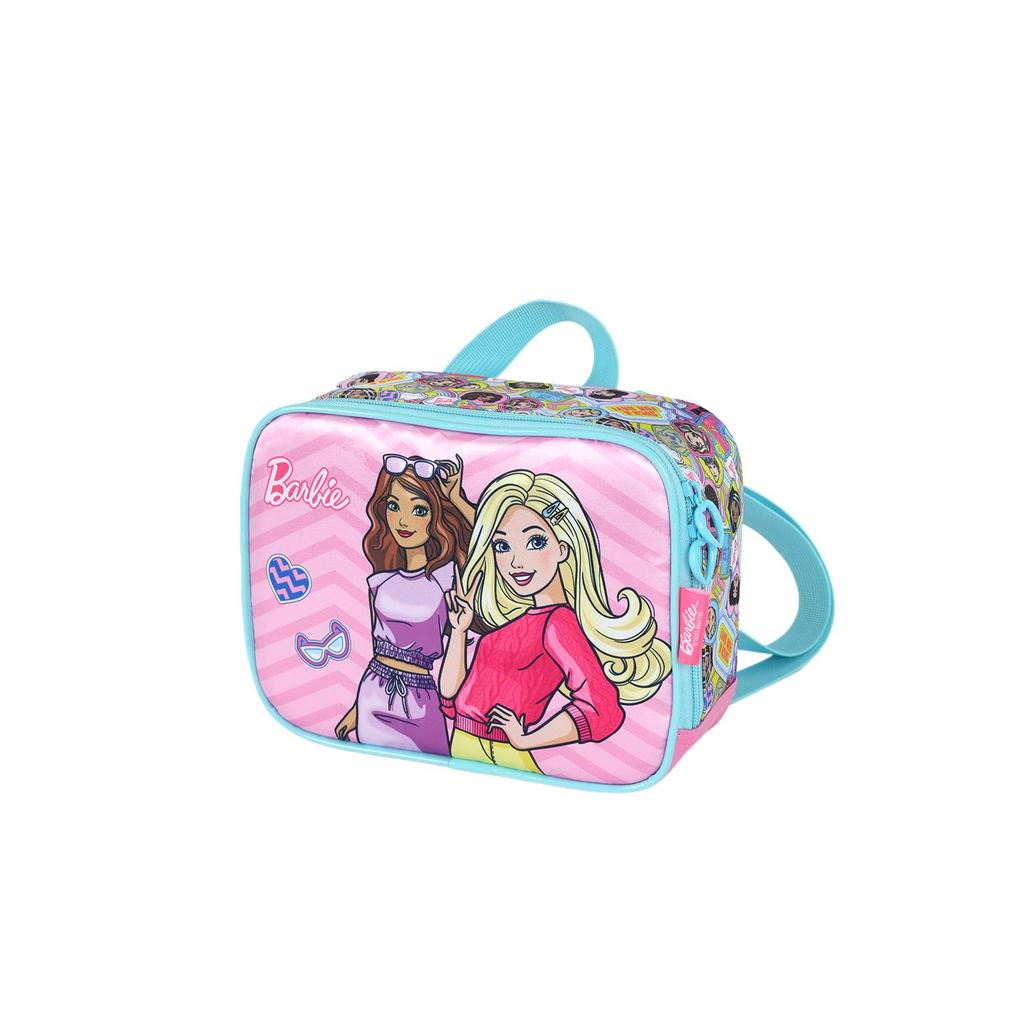 Lancheira Infantil Barbie Média Escolar com Alça Up4you em Oferta na Shopee