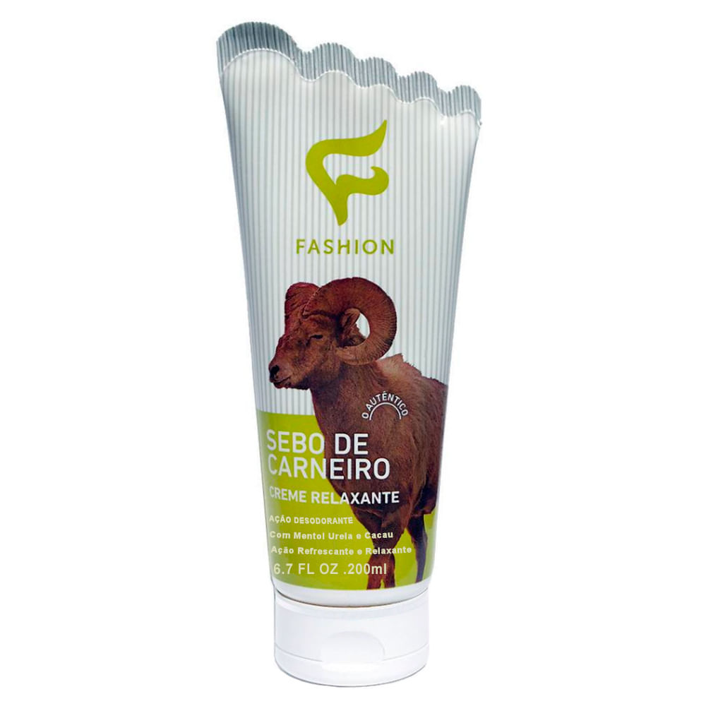 Creme Relaxante Sebo de Carneiro com 200ml em Oferta na Shopee