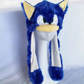 Chapéu Sonic The Hedgehog para Crianças, Meninos e Meninas, Gorro Aquecedor de Animais de Desenho Animado, Presente Grav