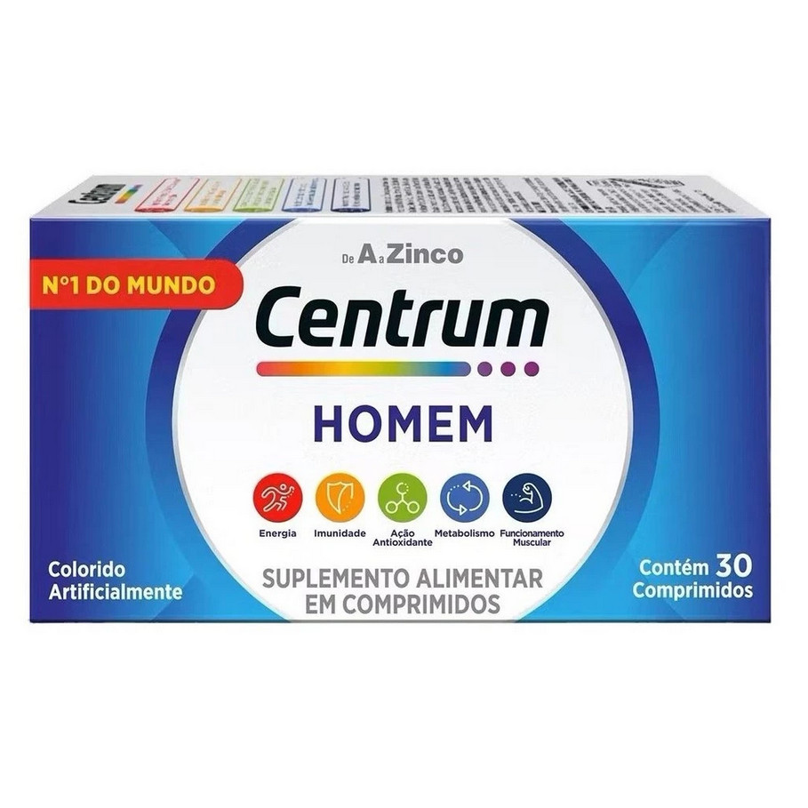 Centrum Homem Com 30 Comprimidos