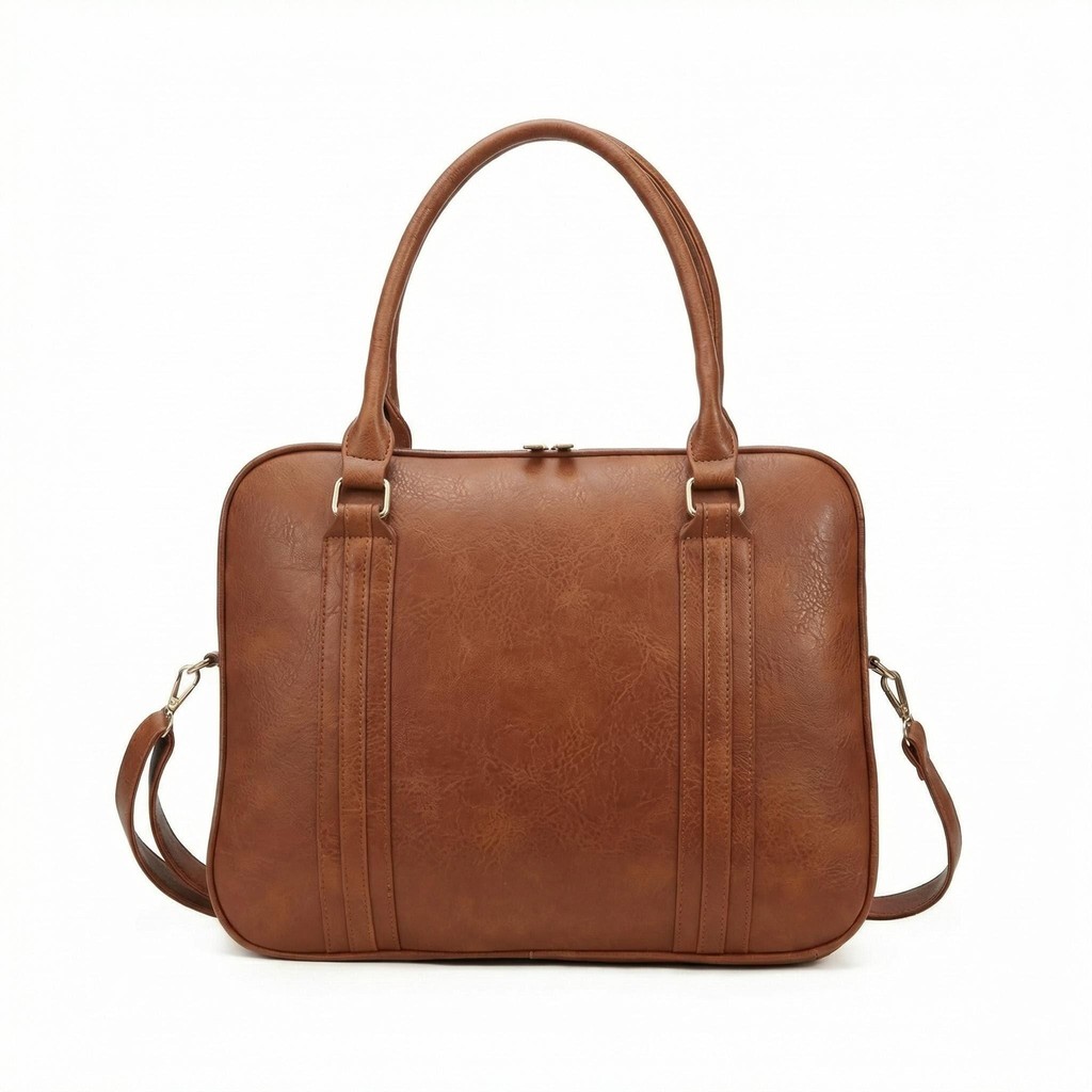 Bolsa para Notebook Feminina Couro PU Elegante Pasta Executiva Trabalho Escritório Bolsa para Notebook Feminina Couro PU Elegante Pasta Executiva Trabalho Escritório