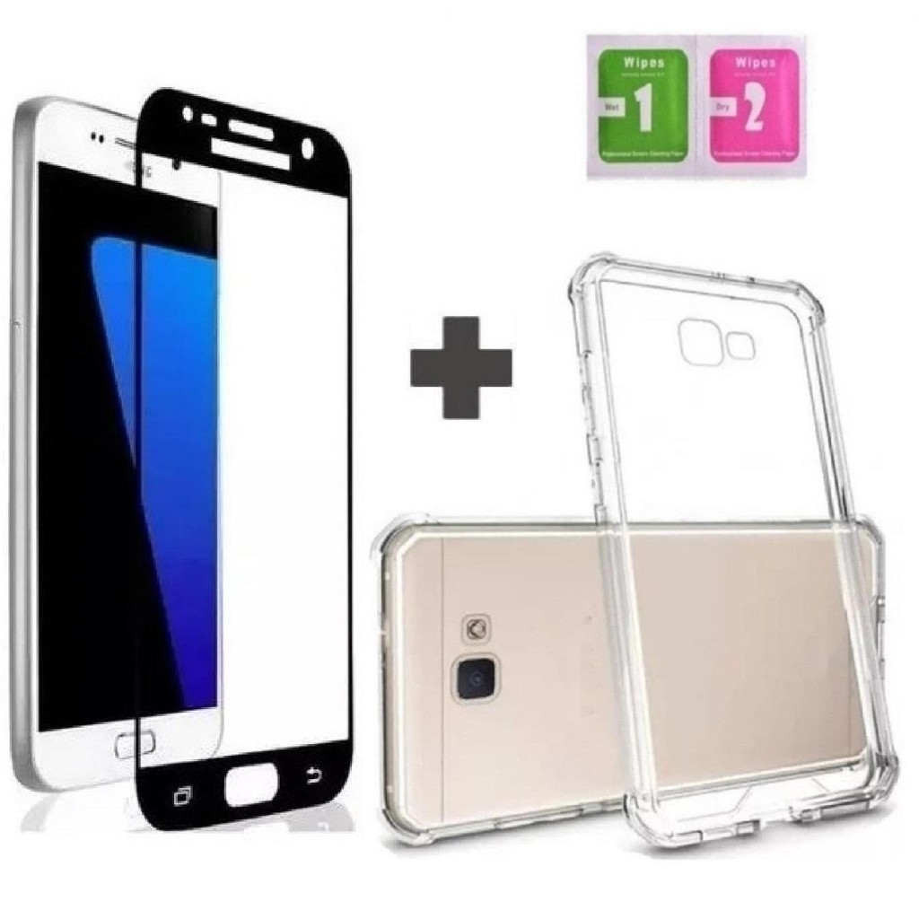 Película e Capa Capinha Samsung Galaxy J5 Prime/G570F em Oferta na Shopee