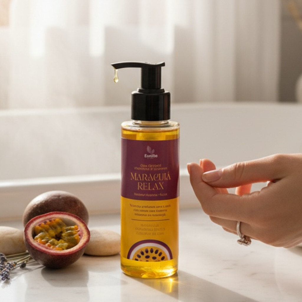 Óleo Corporal Maracujá Relax – Hidratante & Calmante | Pele Macia e Perfumada | 120ml