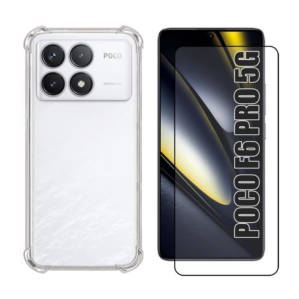 Película e Capa Capinha Xiaomi Poco F6 Pro