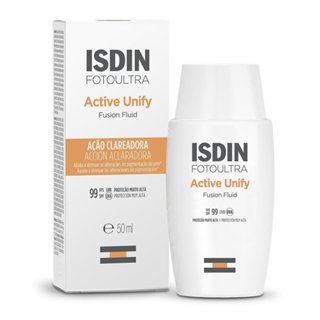 Protetor Solar Facial Foto Ultra ISDIN Active Unify Sem Cor FPS 99 50ml em Oferta na Shopee