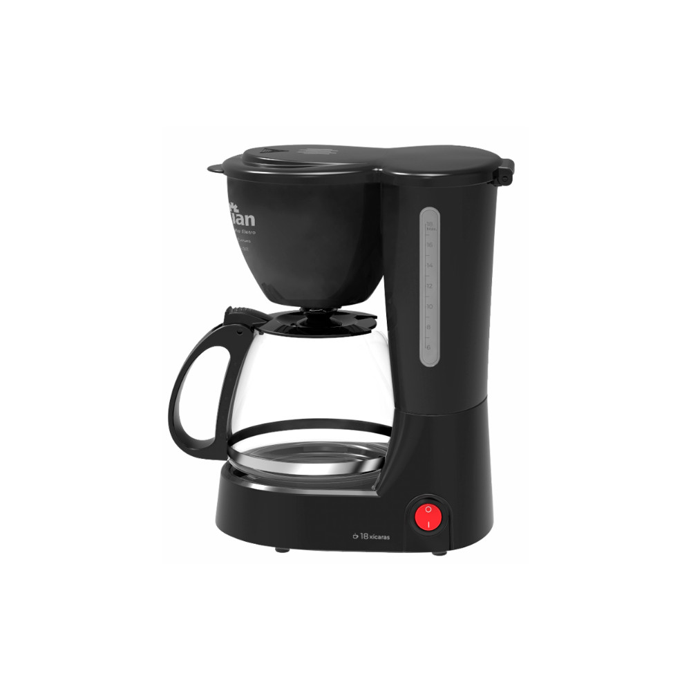 Cafeteira Elétrica Kian 18 Xícaras 650w Cf102 Preto - 127v — imagem 2 de 2