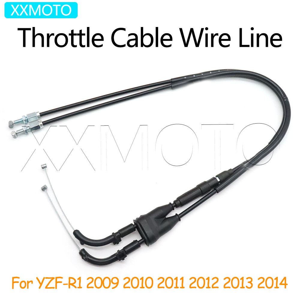 Linha De Fio Do Cabo Acelerador YZF R1 Para Yamaha YZFR1 2009 2010 2011 2012 2013 2014-R1 De Aço Acessório Da Motociclet