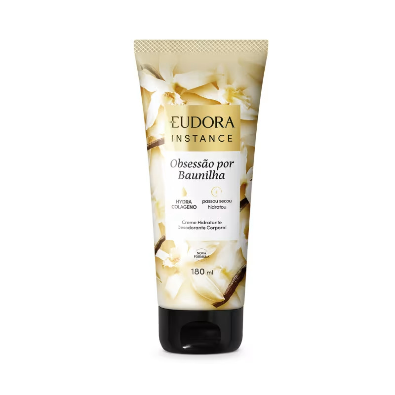 Hidratante Corporal Eudora Instance Obsessão por Baunilha 180ml