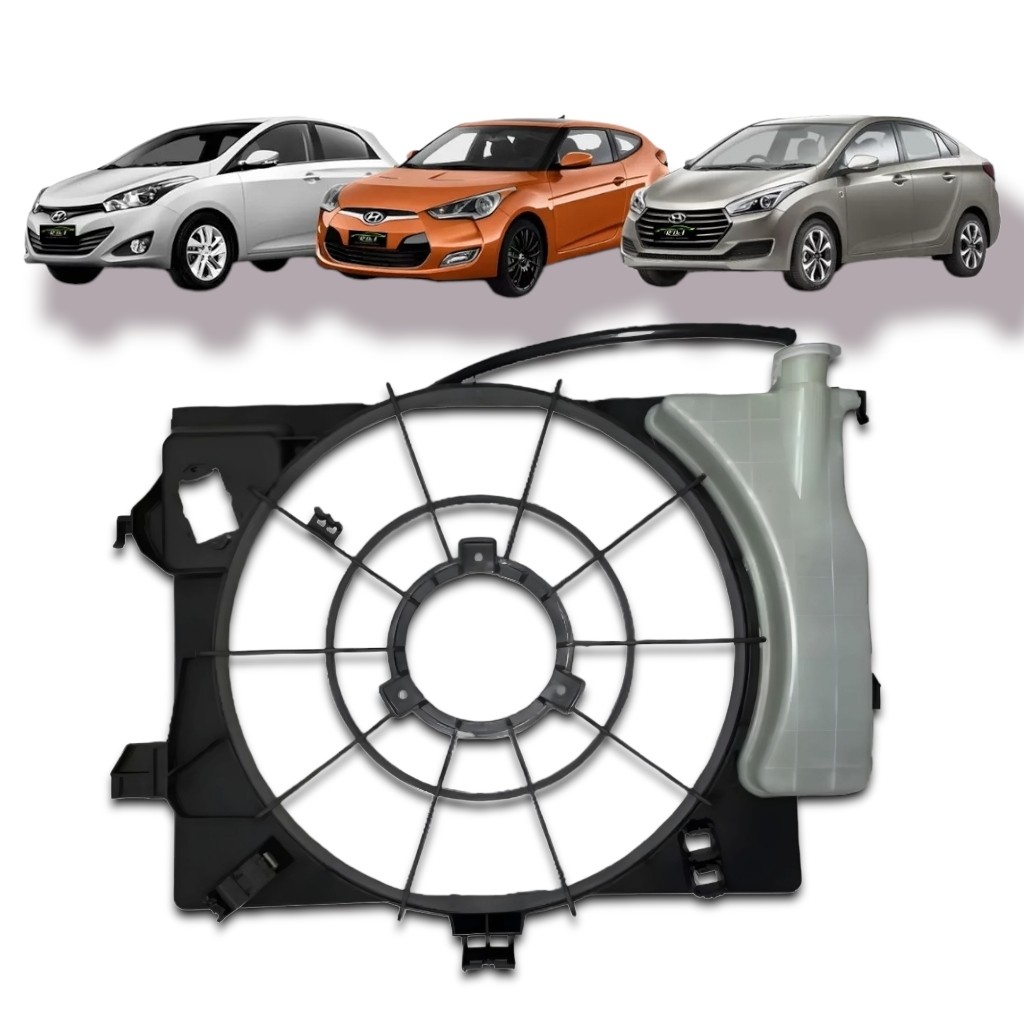 Defletor Da Ventoinha Radiador Hb20 Com Reservatorio em Oferta na Shopee