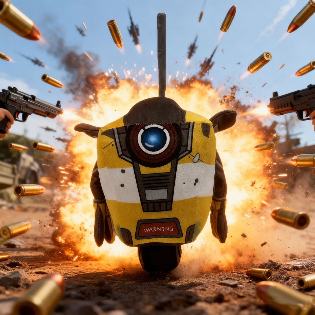 Novo produto internacional : o popular jogo de Steam Borderlands 4 , Bonco de pelúcia Little Barulhento AAKP