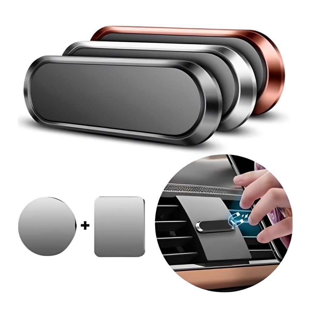 Kit 1/2/3/4 Suporte magnético com poderoso imã neodimio celular universal potente automotivo para carro Anjin