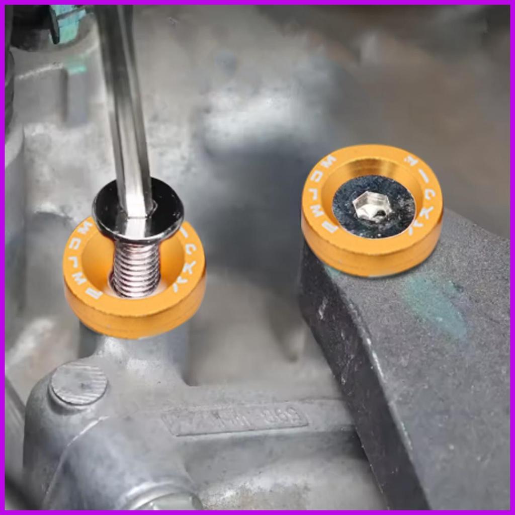 Parafusos Para Fixadores De Placa De Licença M6 Parafuso De Junta Modificação De Veículo Dianteiro Traseiro Motocicleta 