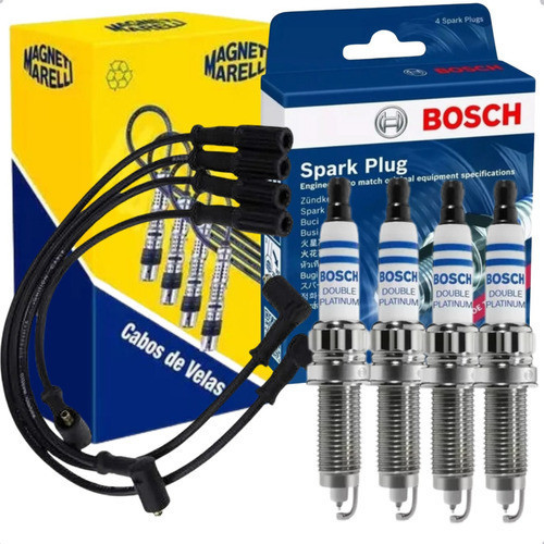 Kit Cabo e Vela Ignição Palio Punto Doblo Fiorino Ideia Siena Fire