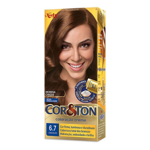 Tintura Cor&Ton Niely Chocolate 6.7 em Oferta na Shopee