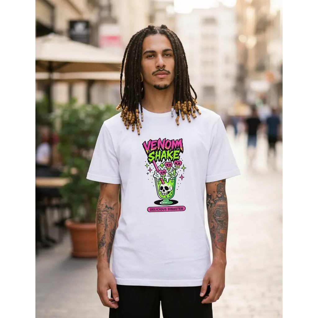 Camisa Camiseta Psicodelica Psi Psy Rave Venom Shake Cobra