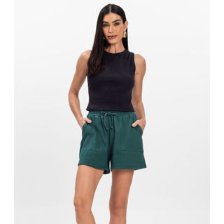 Shorts Feminino Infinita Cor Verde em Oferta na Shopee