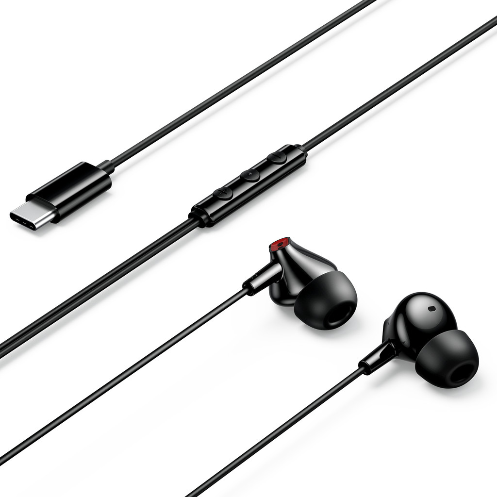 Vention Fone Ouvido Usb-c In-ear Com Fio e Microfone Celular