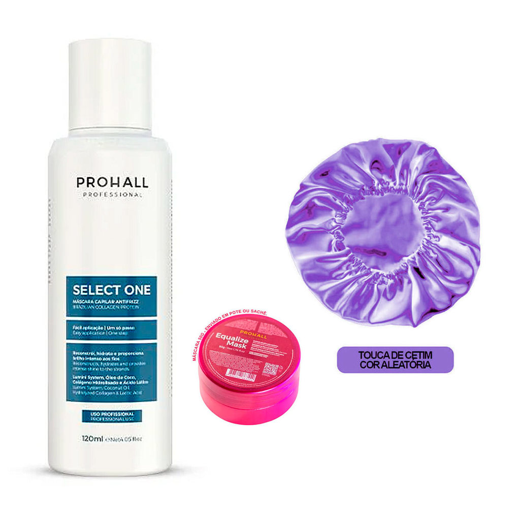Alisa Cabelo Select One Prohall 120ml + Touca/Mini Equalize 50g