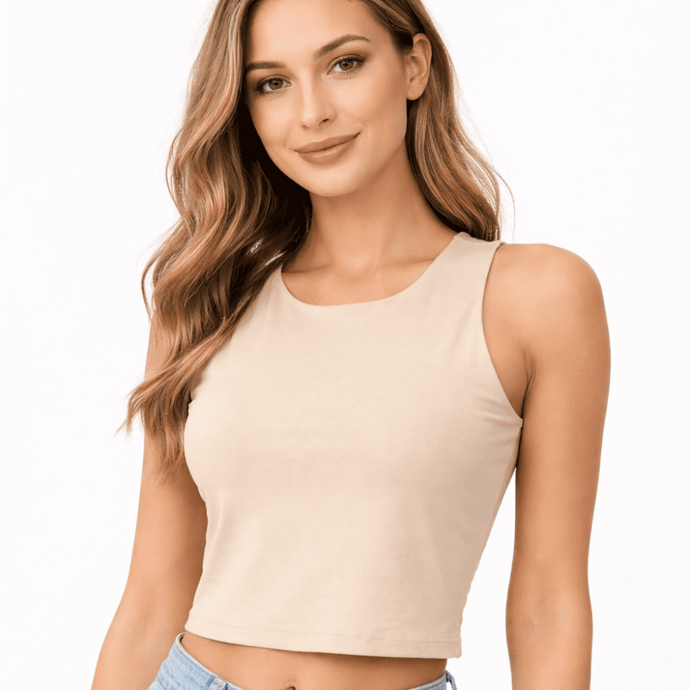 Blusa Regata Básica Feminina Moda feminina Blusinha Suplex Confortável