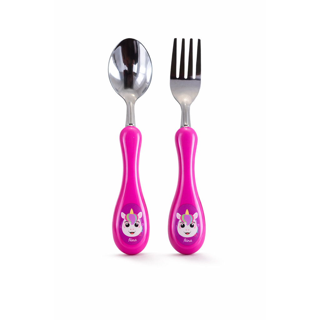 Detalhes do Kit Talher Infantil Aprendizagem Alimentação Bebê Seguro