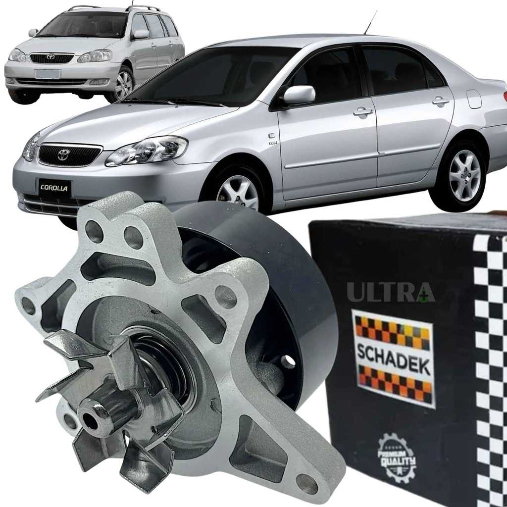 Bomba de Água para Toyota Corolla / Fielder 1.6 1.8 2002... (Schadek 90000458 20.209)