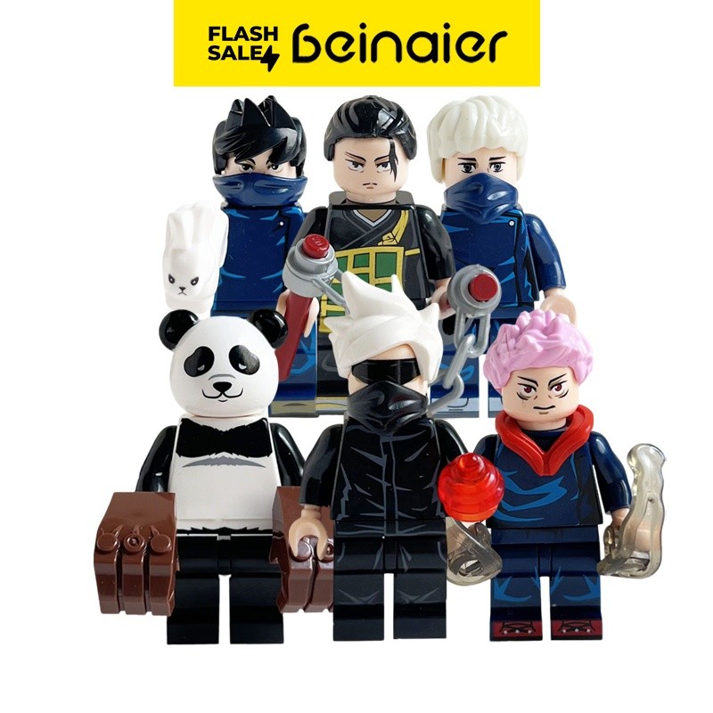 Mini bonecos colecionáveis de Anime e filmes | Boneca de montagem de bloco de construção
