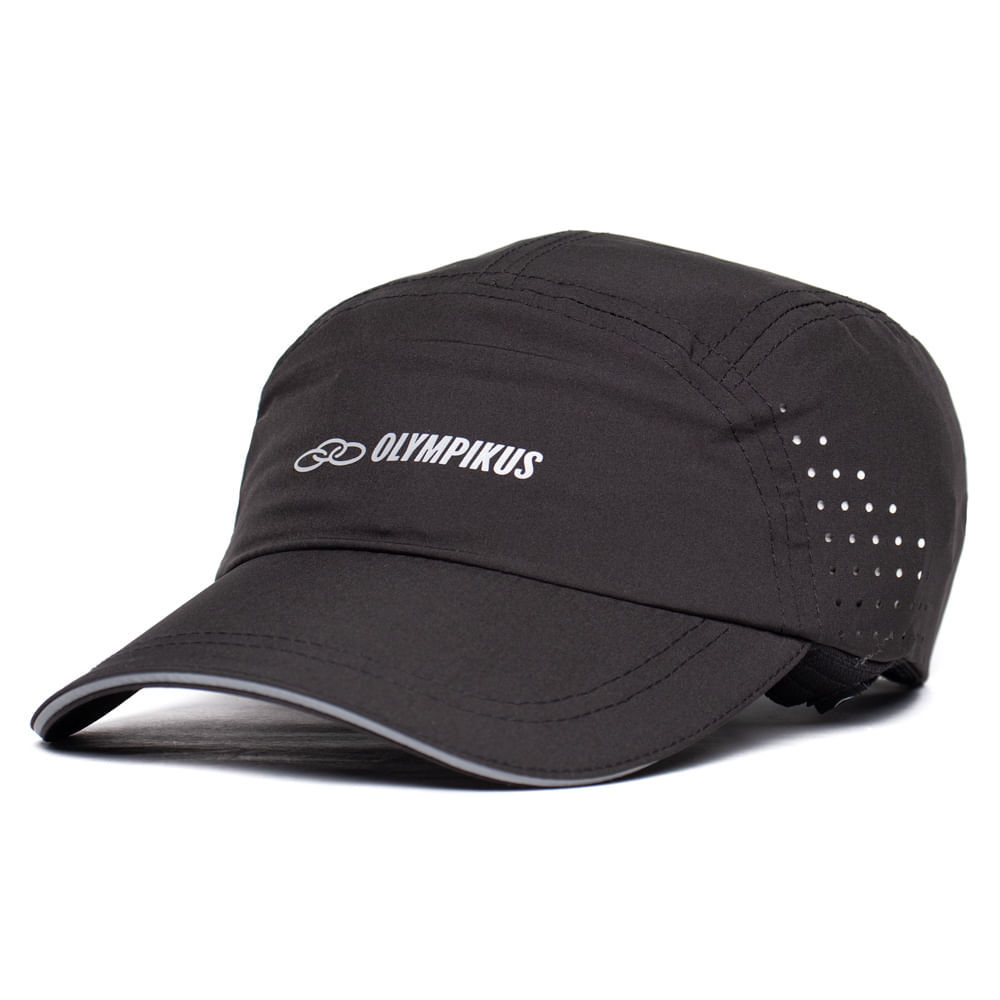 Boné Unissex Olympikus Running Preto/Cinza em Oferta na Shopee