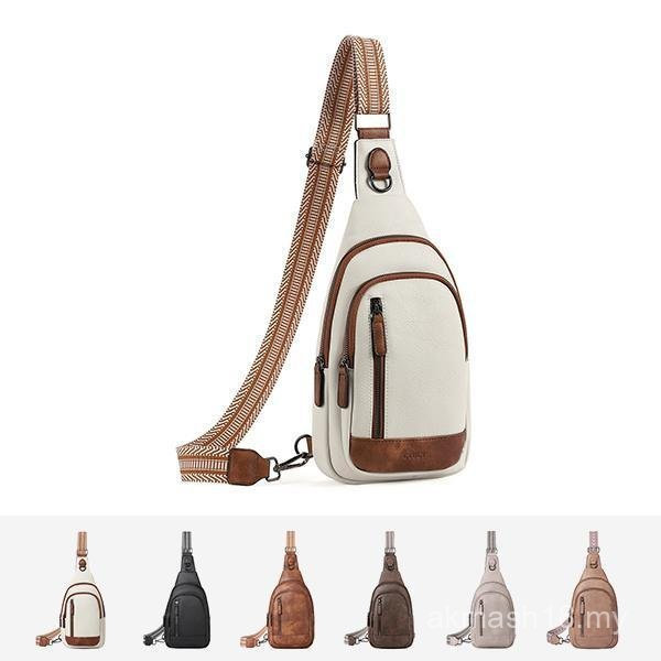 CLUCI ShopBlackFriday Bolsa Transversal para Mulheres e Homens, Mochila Grande de Couro, Pochete, Bolsa de Peito para iP