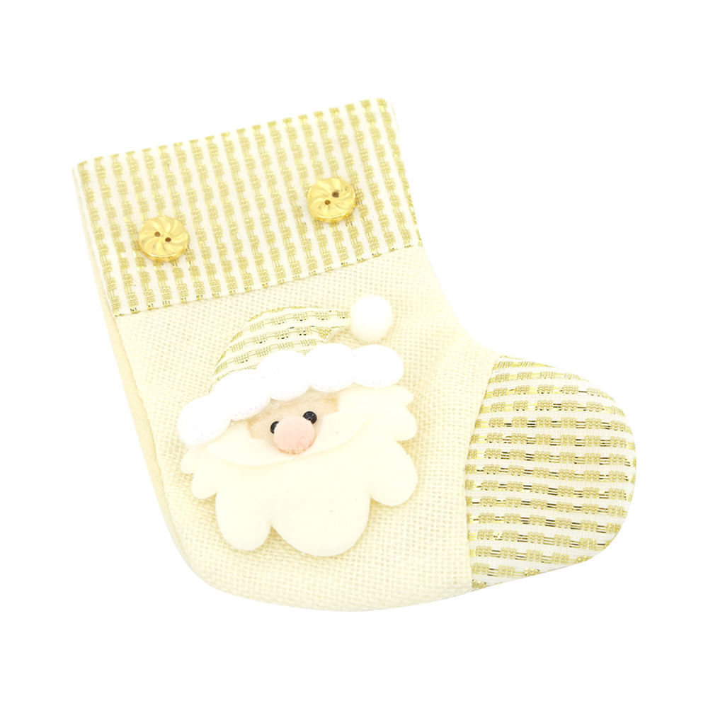 Bota Decorativa Le Natal 16cm Dourado em Oferta na Shopee