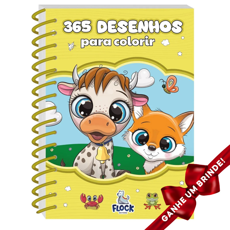 Livro 365 Desenhos Para Colorir Blu Crianças Filhos Infantil Desenho História Brincar Pintar Colorir