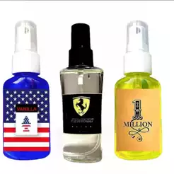 KIT COM ( 3 OU 1 UNIDADE ) Cheirinho Spray para Carro Automotivo Aromatizante Aroma Concentrado
