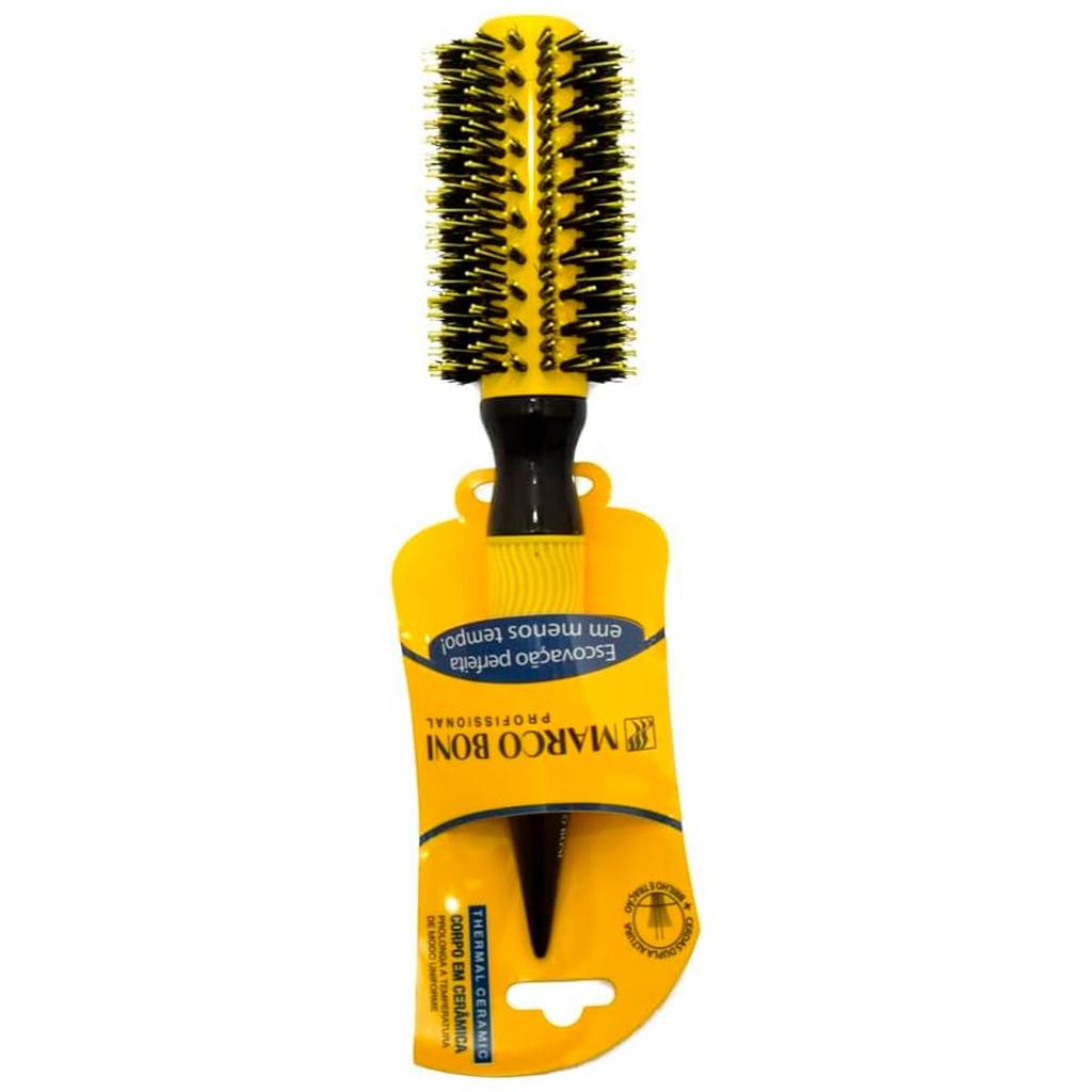 Escova Profissional Marco Boni Thermal Ceramic Yellow Basic 57mm Amarelo (7333) — imagem 2 de 2
