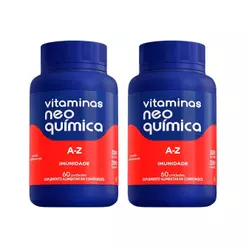 Kit c/2 Vitamina Neo Química A-Z - 60 Cpr